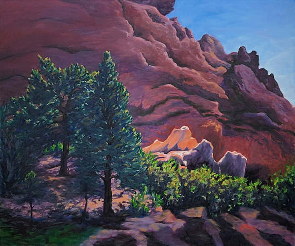 Heating Up  30 x 36 $5200 at Hunter Wolff Gallery